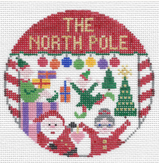 North Pole Round Rainbow Colors