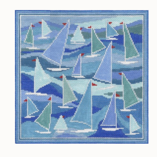 Sailboats Pillow