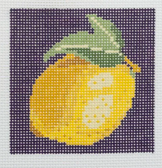 Lemon on Purple Square