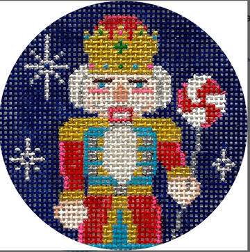 Nutcracker Closeup on Navy