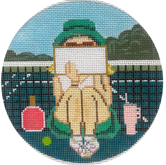 Pickleball Stitching Girl