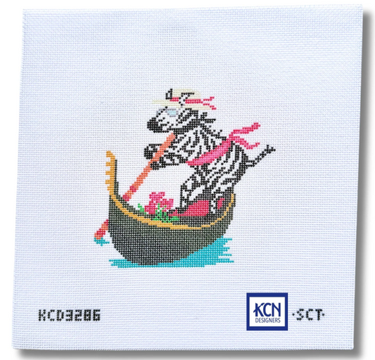 Dolce Vita Wooden Boat Club Zebra Gondolier