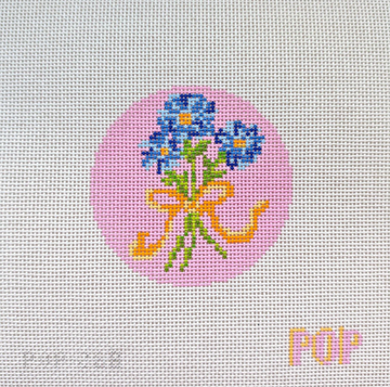 Floral Bouquet Round - Orchid