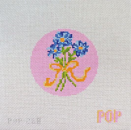 Floral Bouquet Round - Orchid