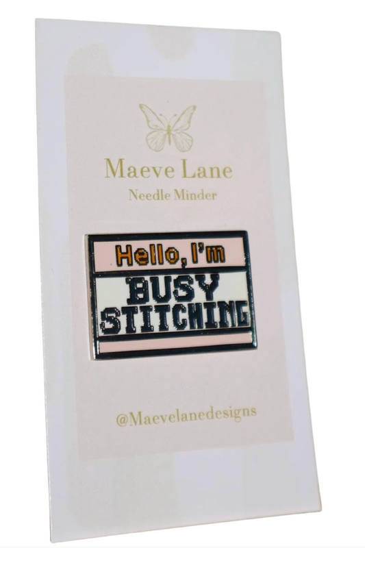Hello, I'm Busy Stitching Needleminder