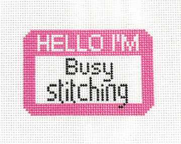 Hello I'm: Busy Stitching