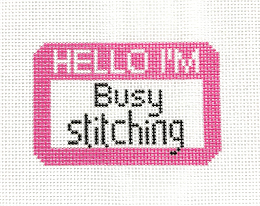 Hello I'm: Busy Stitching