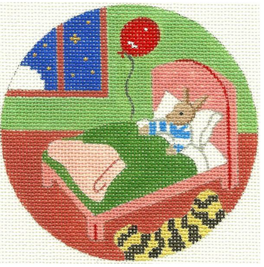 Bunny in Bed Ornament (Goodnight Moon)