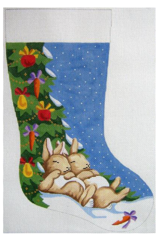 Napping Bunnies Stocking
