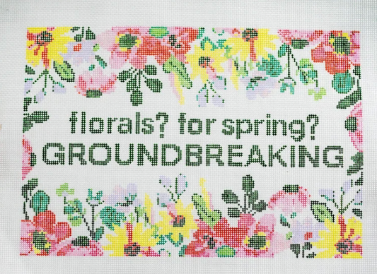 Florals for Spring? Groundbreaking (Gentry)