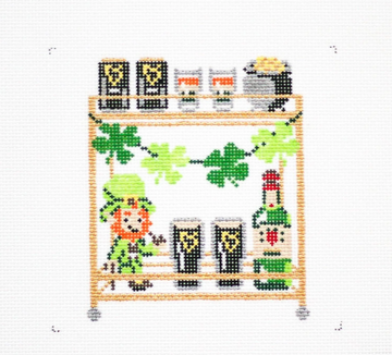 St. Patrick's Day Bar Cart