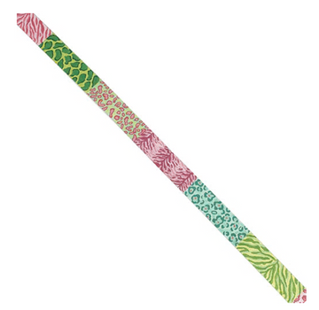 Belt - Animal Patterns Patchwork - Pinks & Greens (Trunk Show)