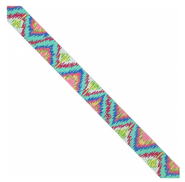 Belt - Ikat in Pinks, Turquoise, Limes & Periwinkle - (Trunk Show)