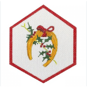 Christmas Ornament - Horseshoe with Holly (Trunk Show)