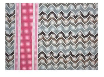Bargello Taupe with Stripe (Trunk Show)