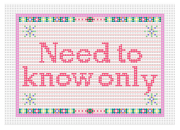 NEED TO KNOW (Trunk Show)