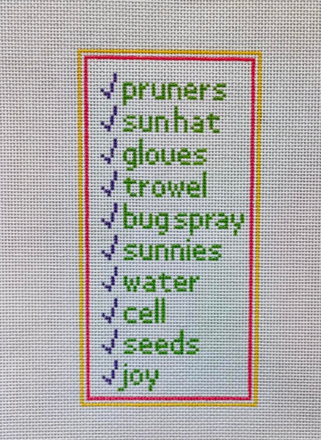 Check List Garden (Trunk Show)