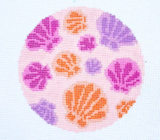 Seashell Coaster Round 13 mesh