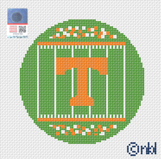 Tennessee Football Field Round