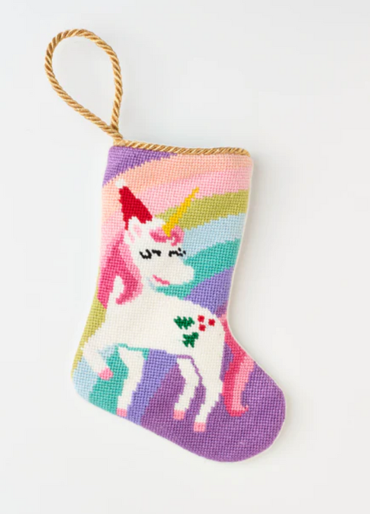 Finished Bauble Stocking: Unicorn Magic