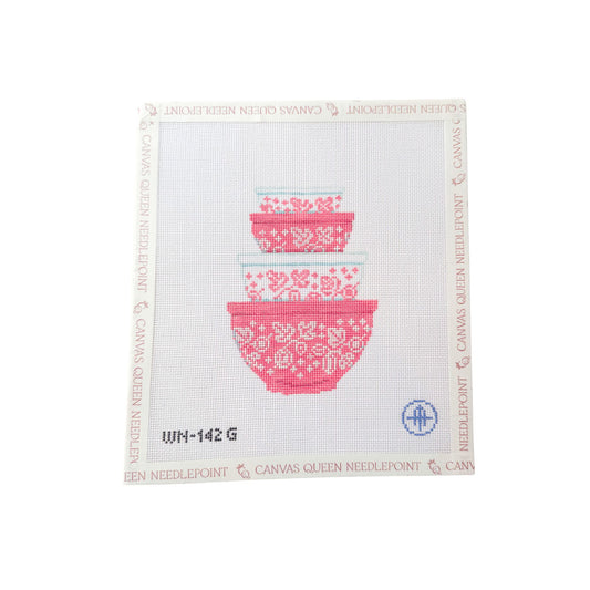 Vintage Bowls Gooseberry Print