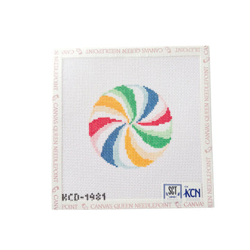 Rainbow Peppermint Round