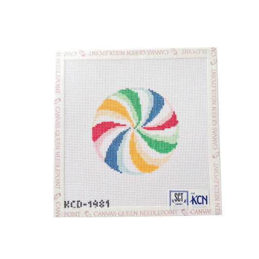 Rainbow Peppermint Round