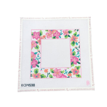 Pink Flower Floral Frame