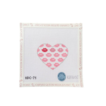 Lips & Kisses Heart - Pink