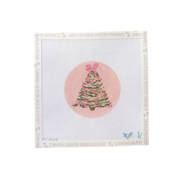 Tree Ornament Round (Pink)