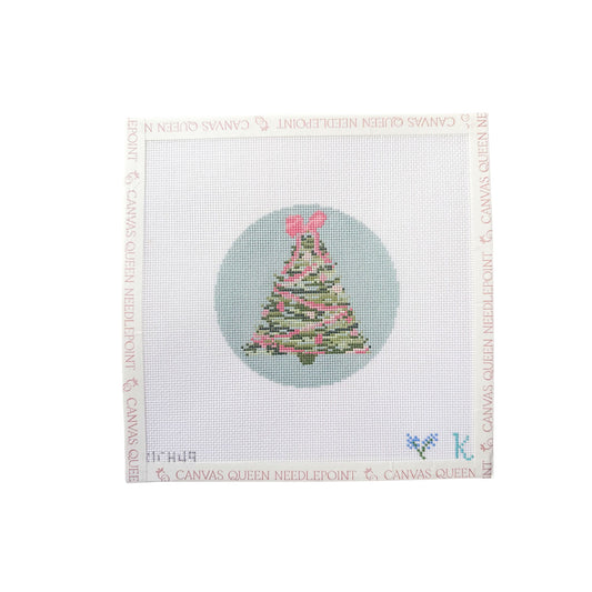 Tree Ornament Round (Blue)