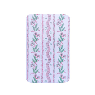 Printed Tin Box: Pink Emma Stripe