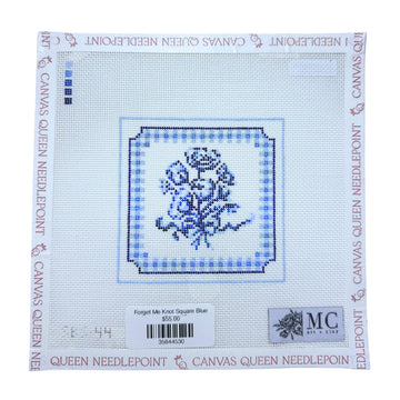 Forget Me Knot Square Blue