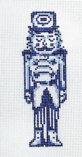 Blue & White Nutcracker