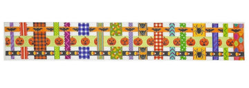 Halloween Basket - Woven Ribbons with a Halloween Theme (Trunk Show)