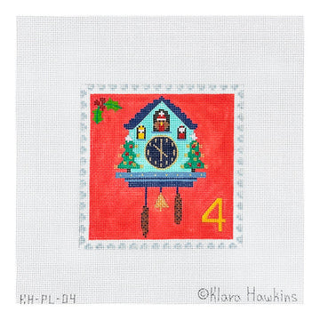 Advent Stamp #4 Cuckoo Clock (Trunk Show)
