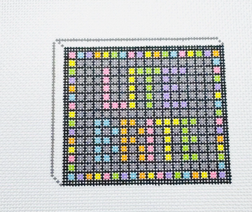 Lite Brite Needlepoint Canvas
