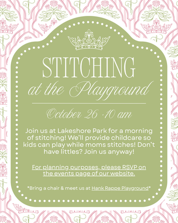 Playground Stitch Day October 26