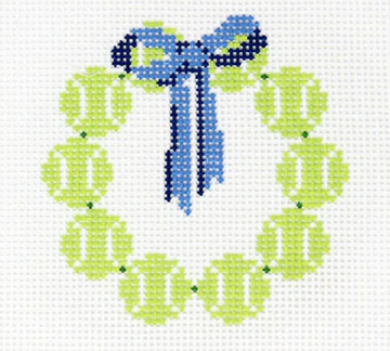 Tennis Ball Wreath