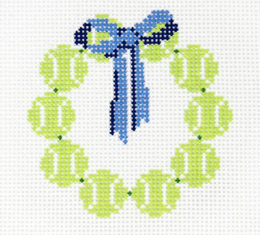 Tennis Ball Wreath